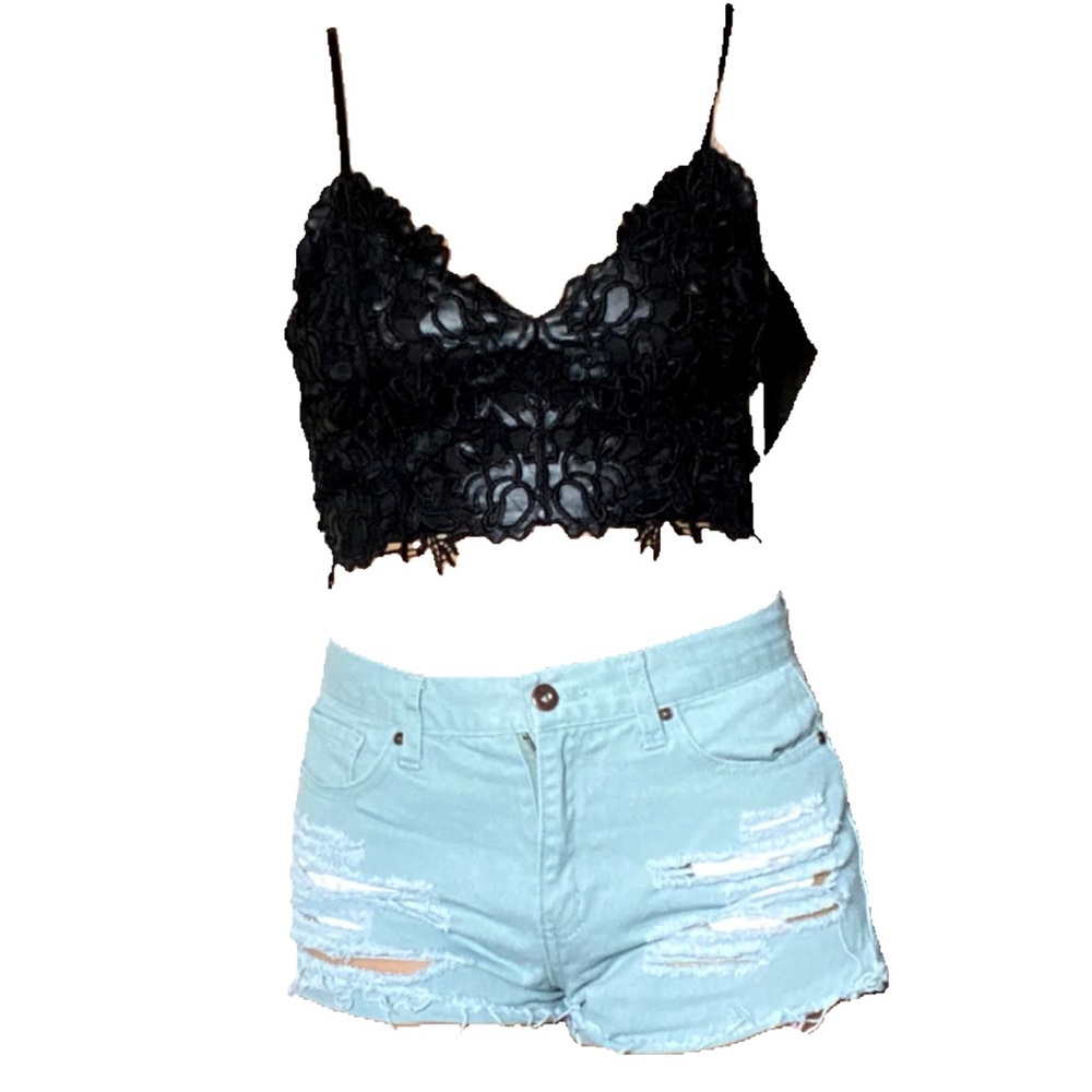 FULL TILT Solid Mesh Womens Tank